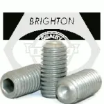 Metric Cup Point Set Screws, 45H Iso 4029 / Din 916, Zinc Bake Cr+3, Alloy