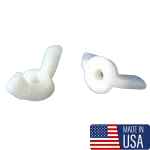 USA Nylon Wing Nuts, Plain