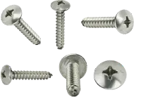 Self Tapping Screw, Phillips Truss Head, Type A, Stainless Steel 18 8 (Inch)
