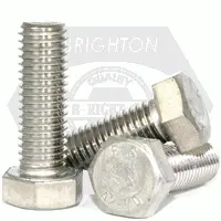 Hex Head Cap Screw Din 933 M20-2.5 X 30 A2 Ss