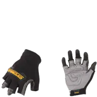 Ironclad MFG2-01-XS MACH-5 Gloves, Fingerless, Black, Size X Small