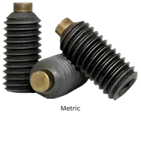 Metric Brass Tip Set Screws, Plain, Alloy