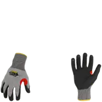 Ironclad SKC3MFD-07 3XL COMMAND A5 Mircrofoam Nitrile Dotted Gloves, Gray & Black, Size 3X Large