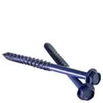 Concrete Screw, Blue Finish, Low Carbon