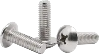 Machine Screw, Phillips Truss Head, Stainless Steel 18 8