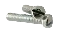 Machine Screw, Fillister Head Slotted, Zinc Cr+3 (Inch)