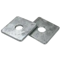 SQUARE PLATE WASHER HOT DIPPED GALVANIZED