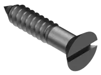 Wood Screw, Plain (Inch)