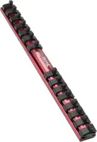 Magnetic Aluminum Socket Rail, 1/4\