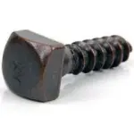 Square Lag Screws, A307 Grade A, Plain 