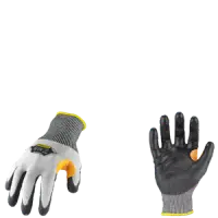 Ironclad SKC4PU-06 2XL COMMAND A4 PU Gloves, Touchscreen, Vend Packed, Gray, Size 2X Large