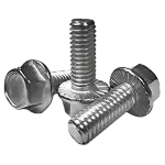 Metric Class 8.8 Hex Flange Bolt, Serrated, DIN 6921, Zinc CR+3