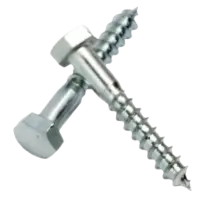 Hex Lag Bolt 5/16X5 Steel Zinc Plated