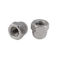 Metric Class 6 Hex Domed Acorn Nut, Din 1587, Zinc Cr+3