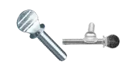 Thumb Screw, Type A W/ Shoulder, Zinc Cr+3 (Inch)