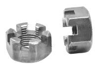 Heavy Hex Slotted Nut Plain (Inch)