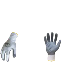 Ironclad IKC3-05-XL Knit Cut Level 3 Gloves, White & Gray, Size X Large