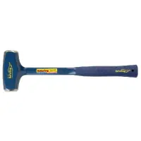Drilling Hammer, 4 lb, 16 in L, Straight Steel Handle