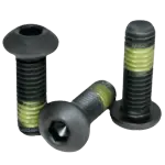 Button Socket Cap, Nylon Patch, Thermal Black Oxide, Alloy