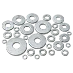 Hot Dipped Galvanized Lock & Flat Washers