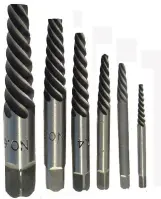 #1-6 Carbon Steel Screw Extractor Set