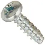 Thread Rolling Screw, Zinc Cr+3/Wax, Low Carbon 