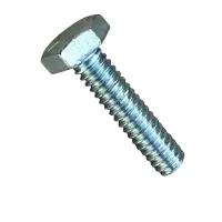 A307 Grade A Hex Bolt, Zinc Cr+3 (Inch)