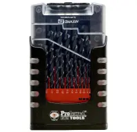 29 Piece M2 HSS Jobber Drill Bit Set (Box Case)  HSS DRILL BIT SETS