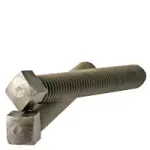 Cup Point Square Head Set Screw, Case Hardened, Plain 