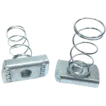 Regular Spring Strut Nuts Zinc Clear CR+3