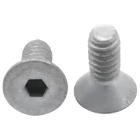Flat Socket Cap, Mechanical Zinc, Alloy (Inch)