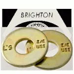 Uss L9 Tension Flat Washers Pattern Zinc & Yellow Cr+3 (Usa) 
