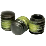 Oval Point Socket Set Screws,  Nylon Patch, Thermal Black Oxide, Alloy