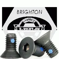 Flat Socket Cap, Nylon Pellet, Black Alloy 