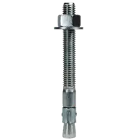 Wedge Anchor 1/2 X 4 1/2 Steel Zinc Plated