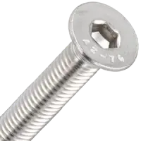 Flat Socket Head Cap Screw 7991 M8-1.25X25 A2