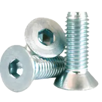 Flat Socket Cap, Zinc Bake Cr+3, Alloy