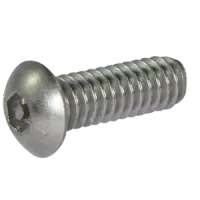 Button Socket Cap, Tamper Resistant, Stainless Steel 18 8 (Inch)