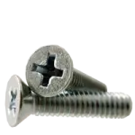 Machine Screw, Flat Head Phillips, Zinc Cr+3 