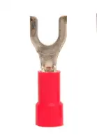 Spade Terminal Vinyl Insulated #8 Red 22-18 Gauge
