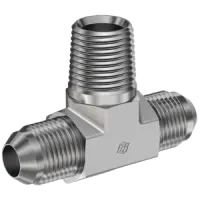 Steel, SAE J514 37° Flare Male Branch Tee – 1\