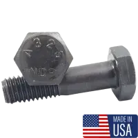 Usa Heavy Hex Structural Bolt, A325 Type 1, Plain (Inch)
