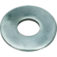 Flat Washer Sae 1/4 Gr2 Zinc Plated