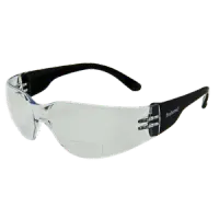 Proferred 100 Clear Bifocal +1.0 Diopter Safety Glasses with AS – ANSI Z87.1 Impact-Rated Eye Protection