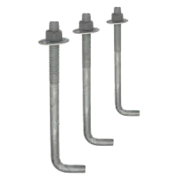 L Shaped w/ Nut / Washer Hdg